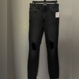 Good American Always fits- Good legs size 6-12 dark grey